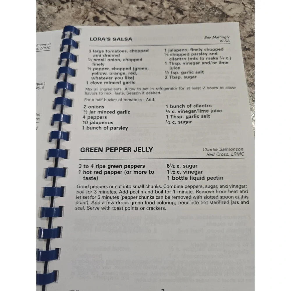 American Red Cross Spiral Cookbook. Vtg 2000